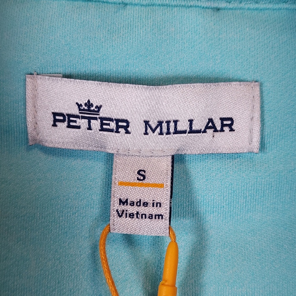 NWT Peter Millar Perth Men's Golf Performance Athletic Quarter Zip Pullover S - Picture 6 of 12